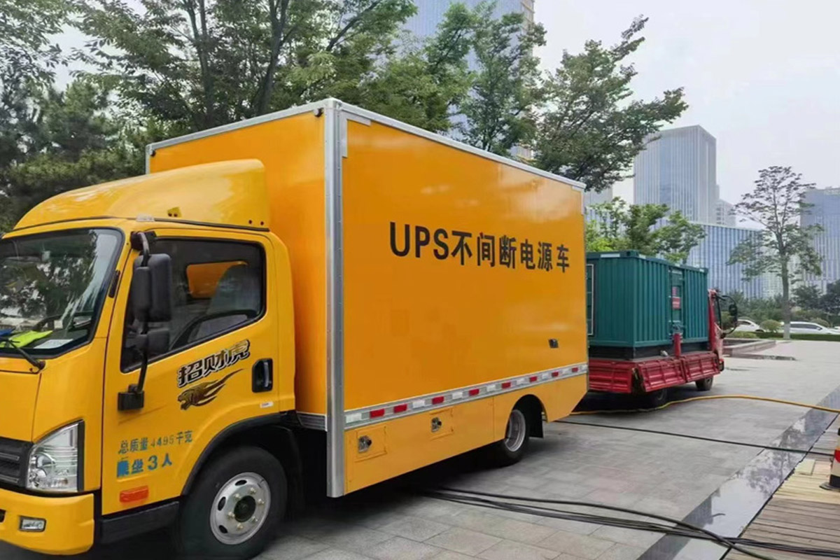 彬村山华侨农场发电机租赁施工现场